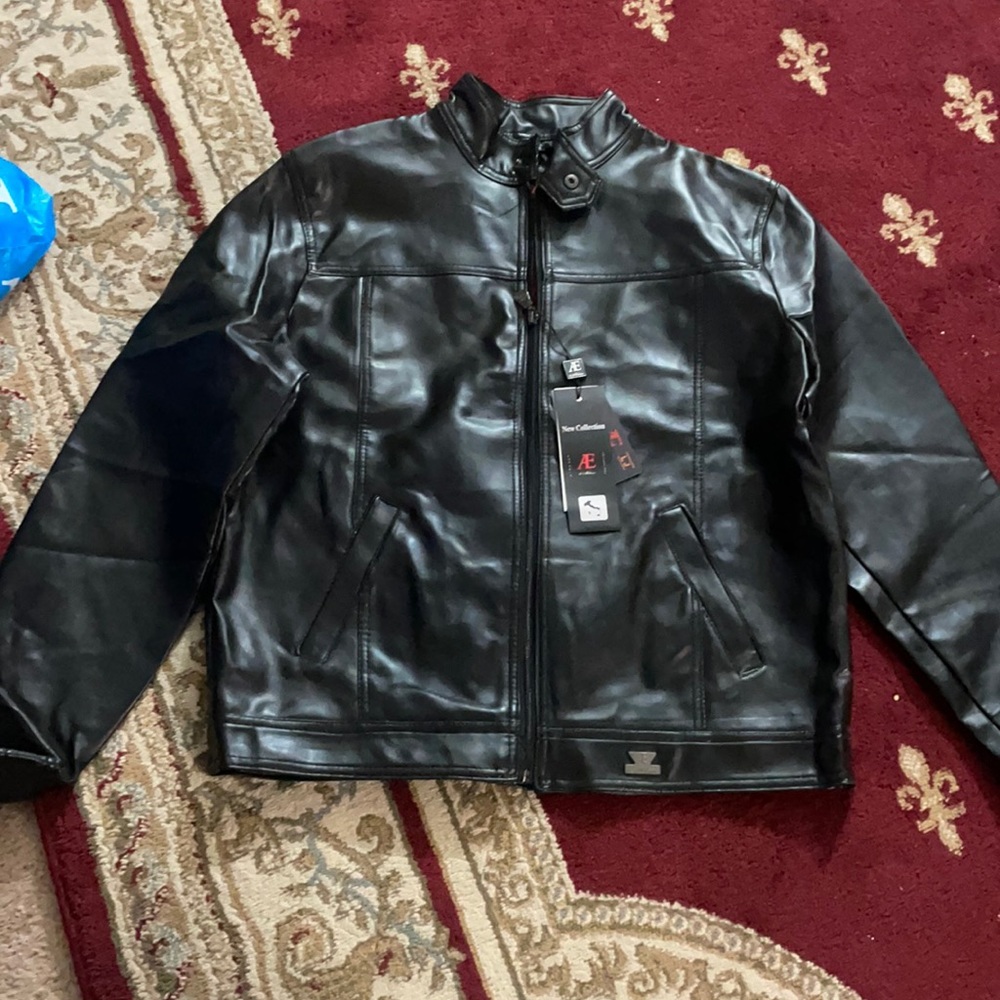Black Leather Jacket, brand new unused/unworn
